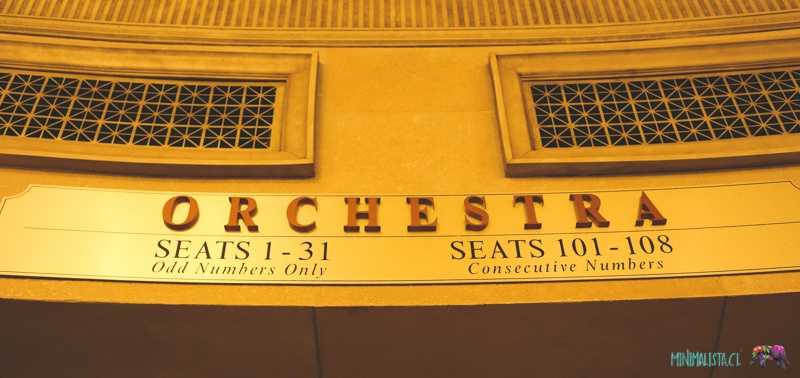 Orchestra seats