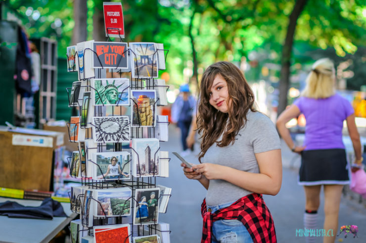 Fotos en Nueva York con postales